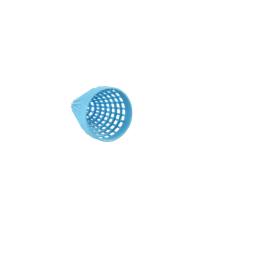 Cône turquoise pour aspirateur