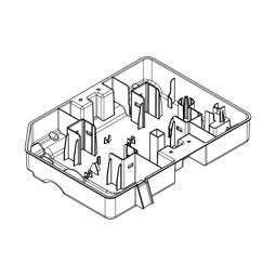 drain, tray, 276.5x205.3mm