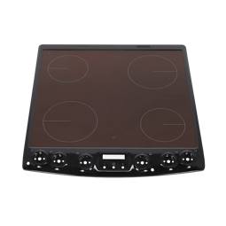 cooking top with frame,black,60cm