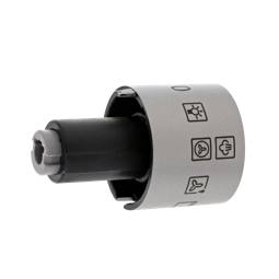 knob, function, inox, 9+0