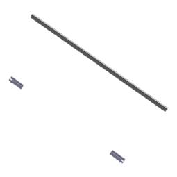Glasregal,Anschlag,neutral,458.5x280mm