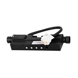 assembly,control panel,black,rococo chrome plated