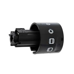 knob, selector, black