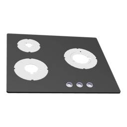 work top, black, AEG, 590x520mm
