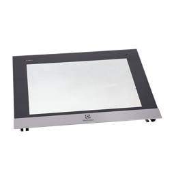vitre avant noire Electrolux 596x466mm