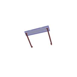 Luukun lasiosa - 592x470mm