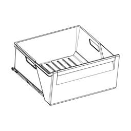 Vegetable box,roller,neutral,738,490x247mm