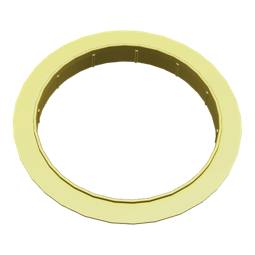 Abdeckring, Dampf, schwarz