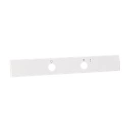 control panel, white