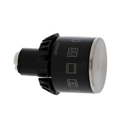 knob, function, black, 10+0