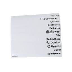 programme plate, adhesive, EN