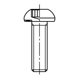 Schraube, Gashahn, M4x17 T20