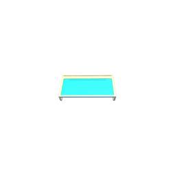 glass panel assembly, with, guidance rail, Deli,Elux,576.6x305m