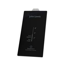 programme plate, LCD, John Lewis