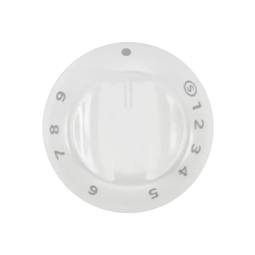 White Main Oven Control Knob