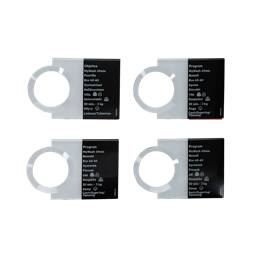 programme plate,knob,adhesive,DA,NO,FI,SV