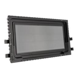 Black Microwave Oven Middle Door Frame