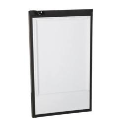 refrigerator door, assembly, black, 1152x700mm/Eclass