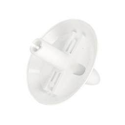 control knob, grill, white