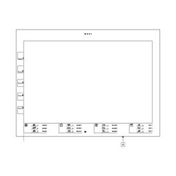 Vetro per porta - 522x388mm