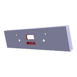 BEDIENBLENDE,INOX,60CM,SET,2K