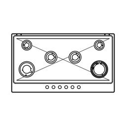 work top,inox,Zanussi,894x510mm