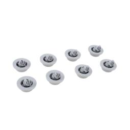 lower basket wheel, grey, kit, 8x