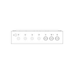 control panel, white, 50cm,7K
