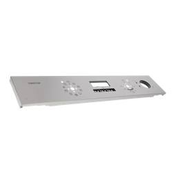 BEDIENBLENDE,INOX,60CM, SET, 2