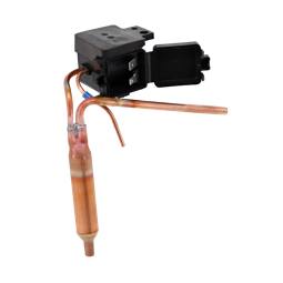 assembly, strainer, electric valve, welding connection