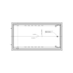 Porte du réfrigérateur blanc - 538x979.5mm