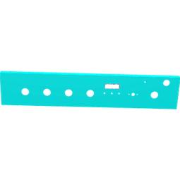 BEDIENBLENDE,INOX,60CM,6K,SET