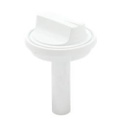 vred termostat, manöverpanel, vit