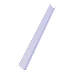 spacer, upper, white, meatl 548x38,5x20,6