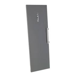 freezer door, assembly, inox, 1860x595