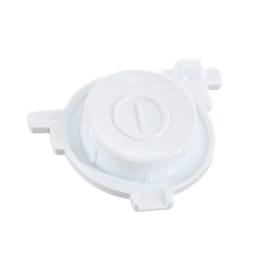 ON/OFF button, white, round, ON/OFF
