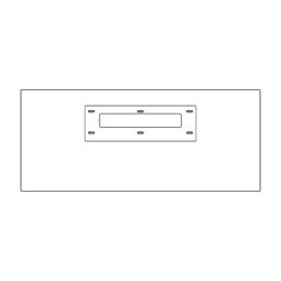 glass panel,upper,black,90cm ELX