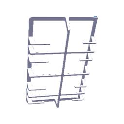 grid, pan support, left