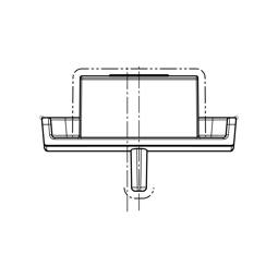 bouton,argent,rectangulaire,ON/OFF