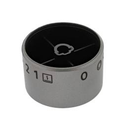 manopola, regolatore di energia doppio, inox, 9-0