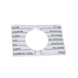 programme plate, knob, adhesive, IT