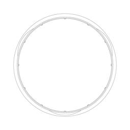 Abdeckring, Dampf, schwarz