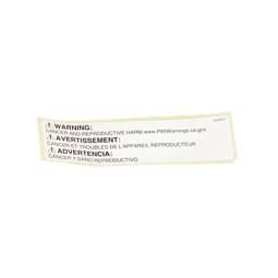 label, white