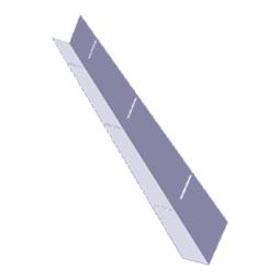 spacer, lower, silver, 598x40x24
