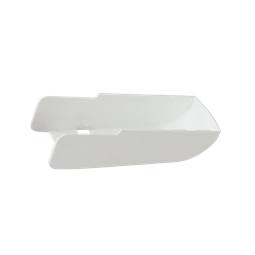 hinge cover, white, 160x52x42mm