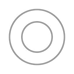 Scheibe, 21x11.1mm
