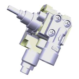 gas tap,dual,burner,d=0,68 20Mbar