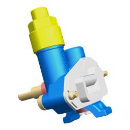 gaskraan, semisnel, d=0.32 G25-25mbar
