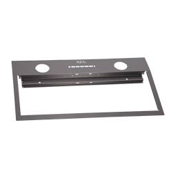 front panel, black, steel, 520 K36