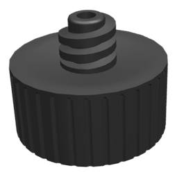 connection, cylinder, foot, H=38.5mm